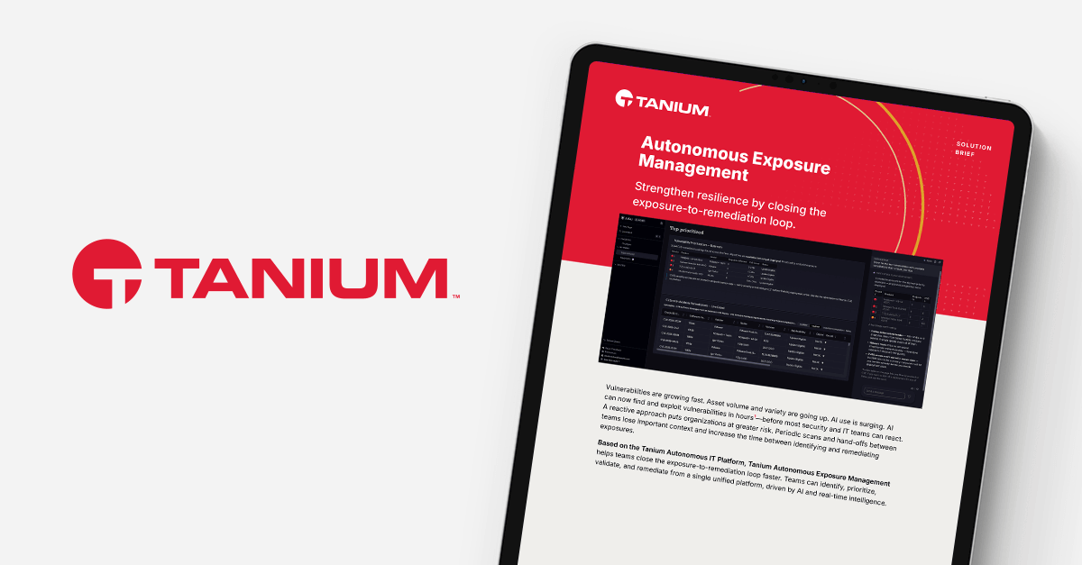 Lösungsübersicht zum Expositionsmanagement