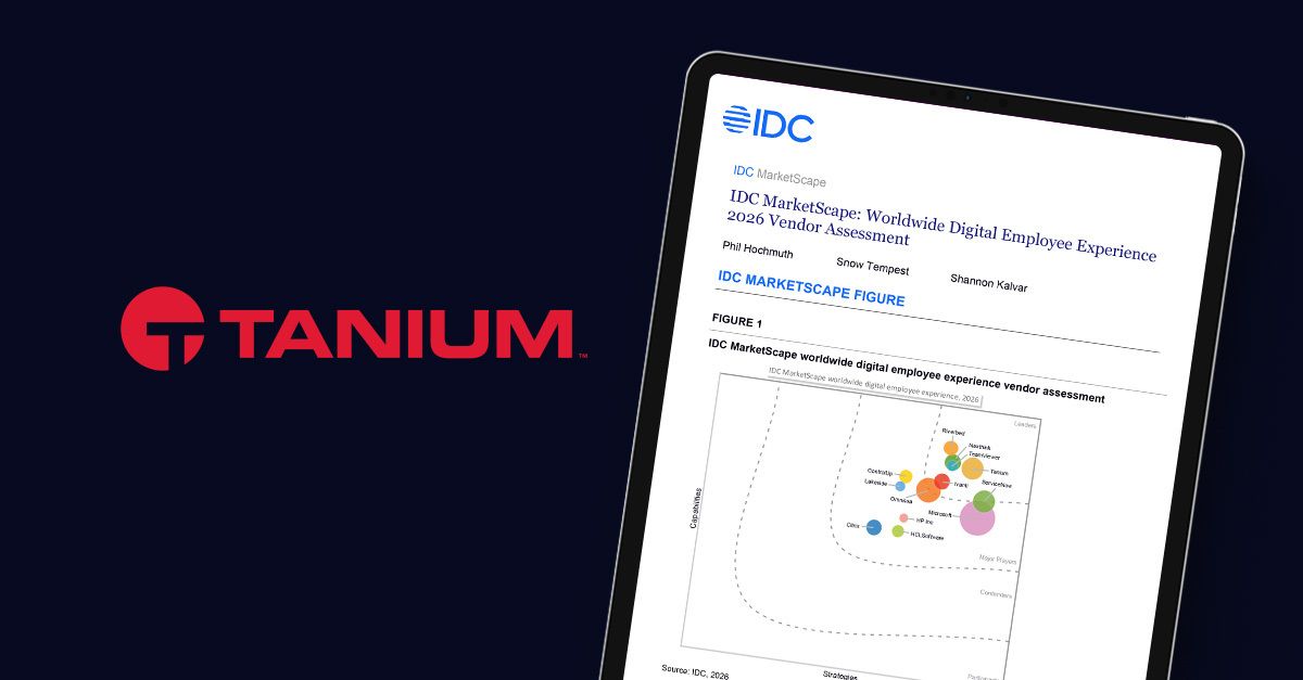 IDC Marketscape für DEX 2026 -Metabild