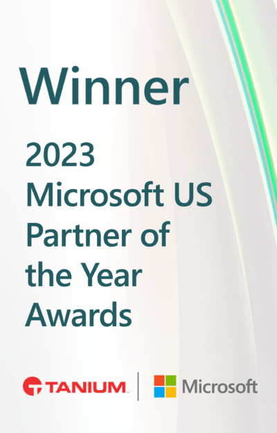 2023 Auszeichnungsabzeichen „Microsoft US-Partner des Jahres“
