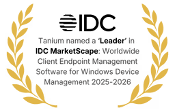 Tanium wurde im IDC MarketScape: Worldwide Client Endpoint Management Software für Windows Device Management 2025-2026 zum Marktführer ernannt