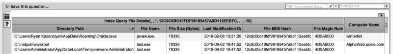 Screenshot der Code-Oberfläche mit technischen Daten