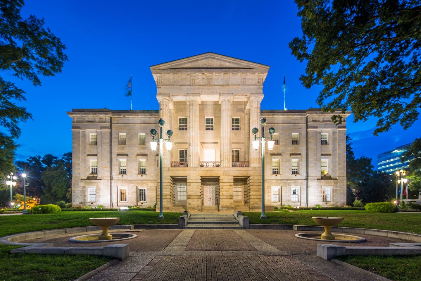 Foto des Kapitolgebäudes von North Carolina