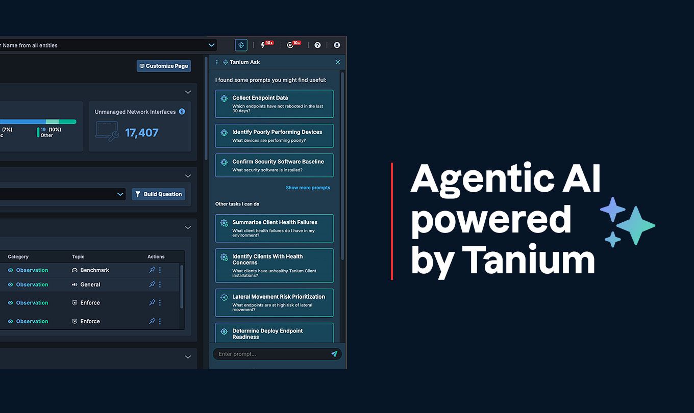 Agentische KI auf Basis von Tanium