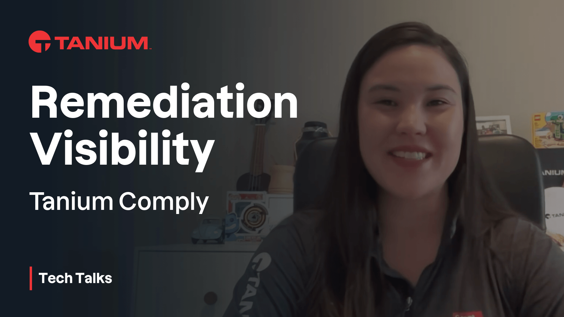 Videominiaturansicht für „Behebungstransparenz mit Tanium Comply" – Tanium Tech Talks #121