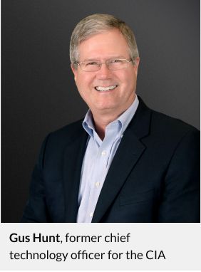 Porträtfoto von Gus Hunt, ehemaliger Chief Technology Officer der CIA