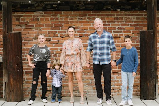 Yulia Carlen, Mitarbeiterin bei Tanium, mit ihrer Familie