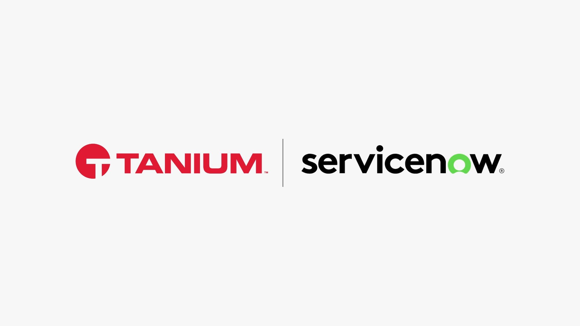 Tanium- und ServiceNow-Logos