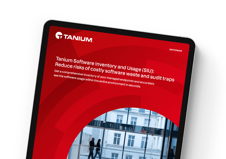 Bild für Mobilgeräte: Tanium SIU-Whitepaper
