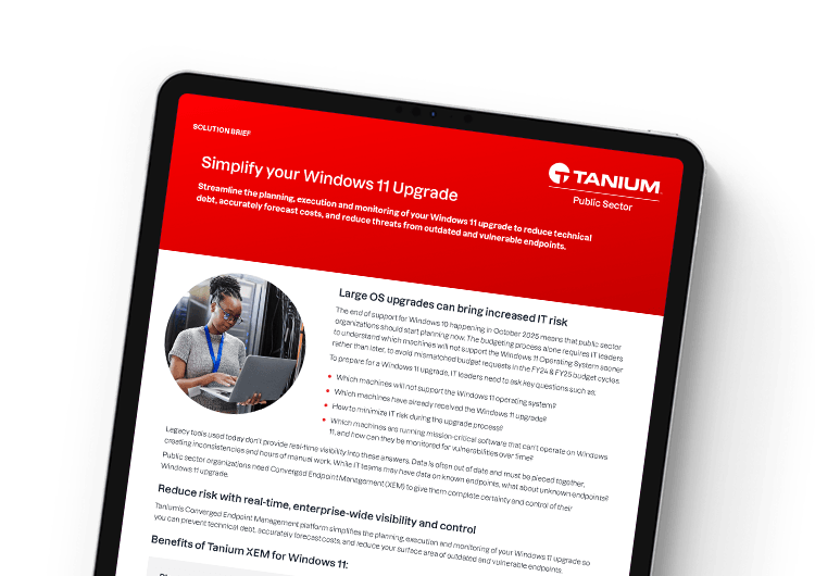 Tanium für Windows 11