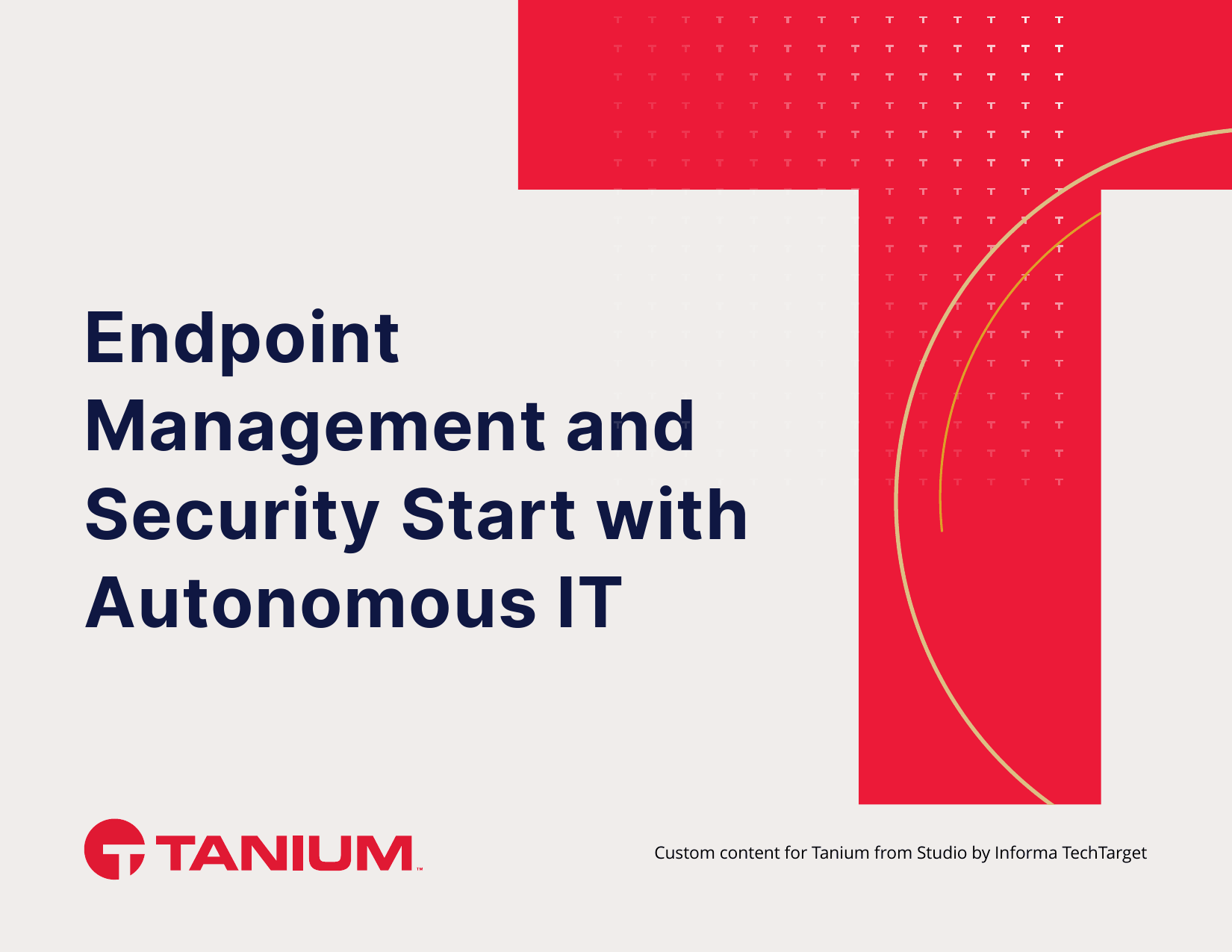 Cover des Tanium eBooks „Endpunktmanagement und Sicherheit beginnen mit autonomer IT“