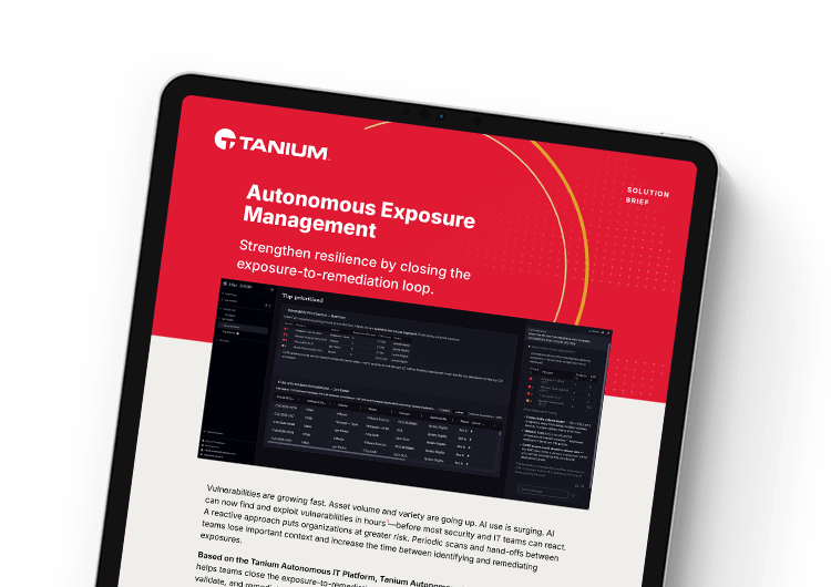 Lösungsüberblick Exposure Management – Mobilversion