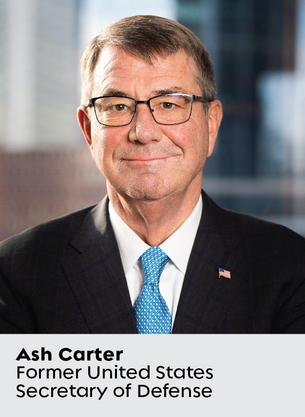 Porträtfoto von Ash Carter, ehemaliger Verteidigungsminister der Vereinigten Staaten