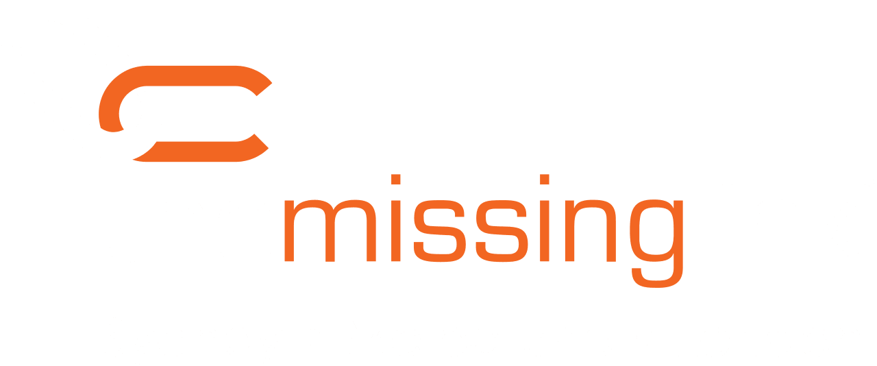 The Missing Link logo white