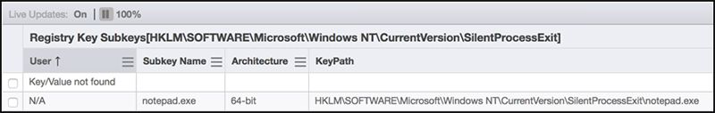 Screenshot der Registrierungsschlüsselwerte, der Informationen zum Registrierungspfad von Notepad++ zeigt