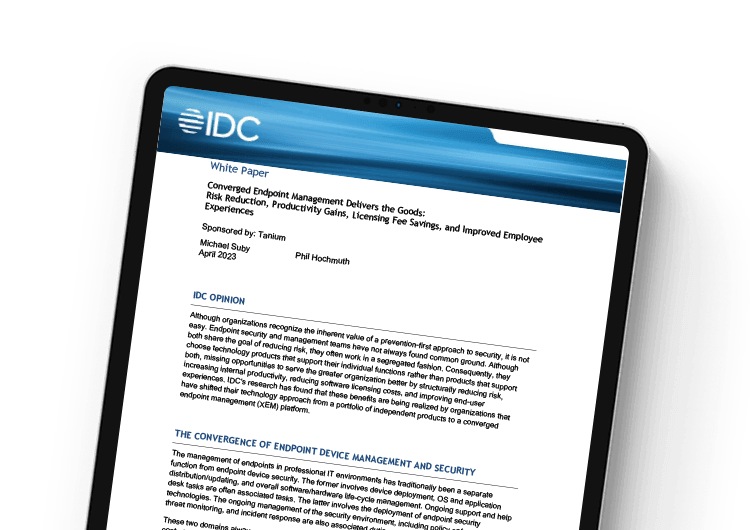 Einheitliches Endpoint Management erfüllt die Erwartungen