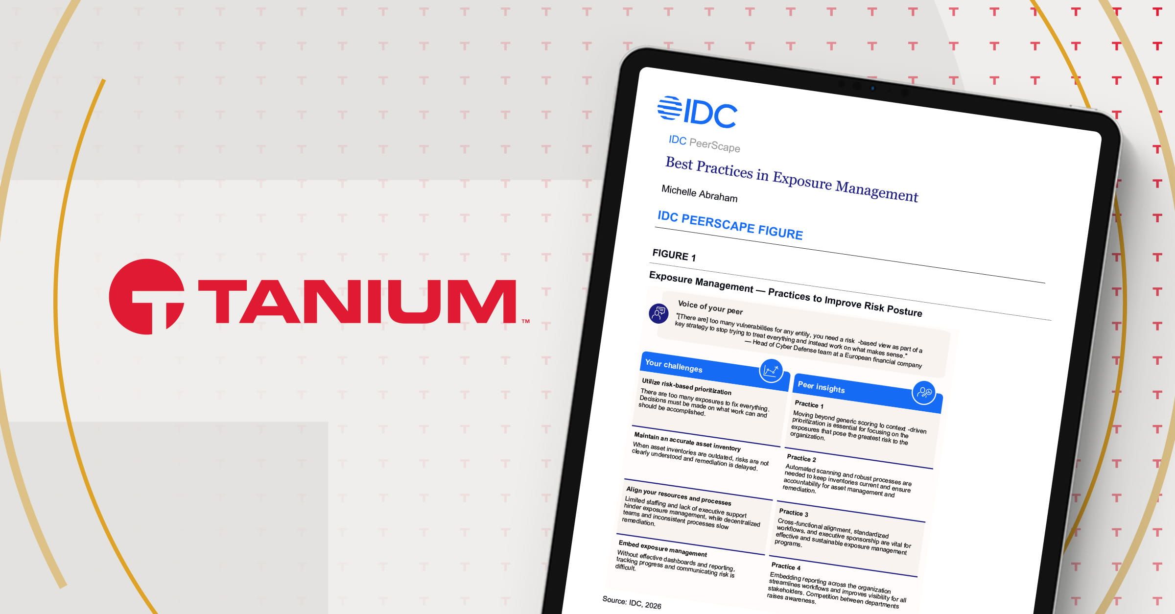 IDC PeerScape: Best Practices im Expositionsmanagement
