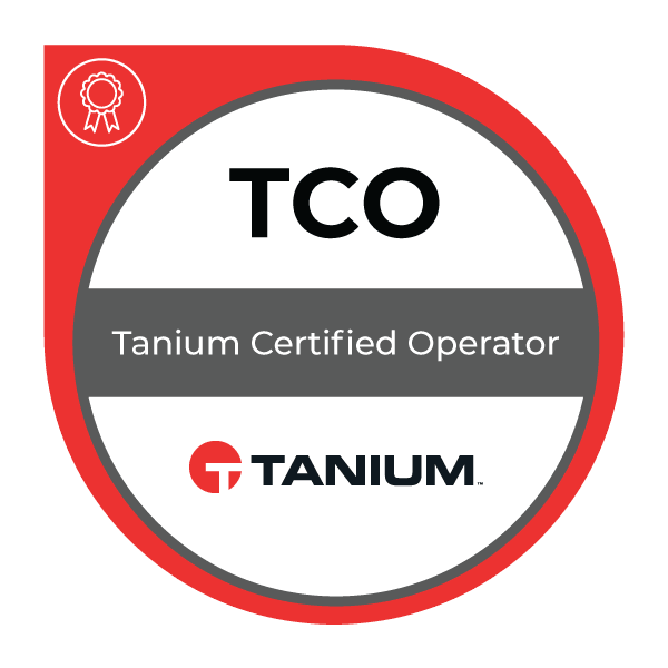 Tanium-Zertifikat für zertifizierte Bediener