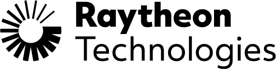 Black Raytheon Technologies logo